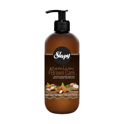 Sleepy Premium Brown Care Υγρό Σαπούνι (500 ml)