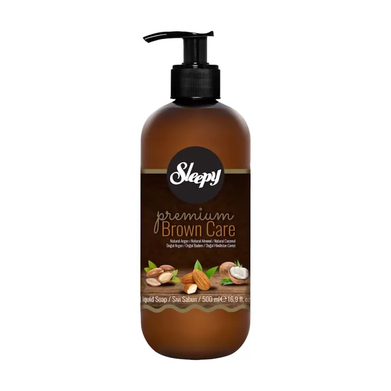 Sleepy Premium Brown Care Υγρό Σαπούνι (500 ml)