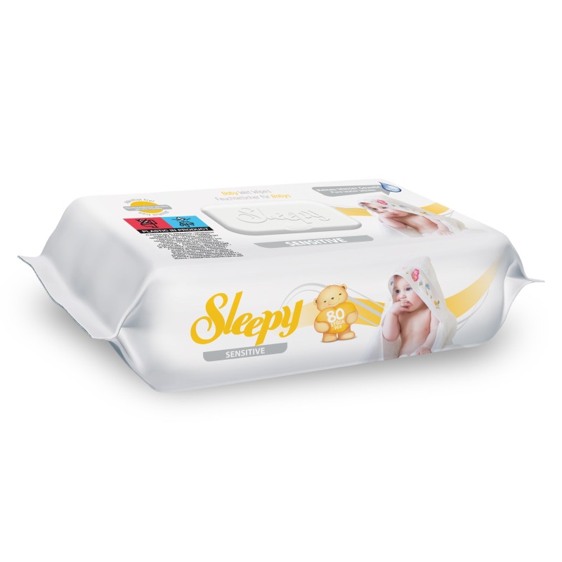 Sleepy Baby Υγρά Μαντηλάκια Sensitive (80 τεμ.)