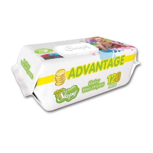 Sleepy Υγρά Μαντηλάκια Μωρού Advantage Pack (120 τεμ.)