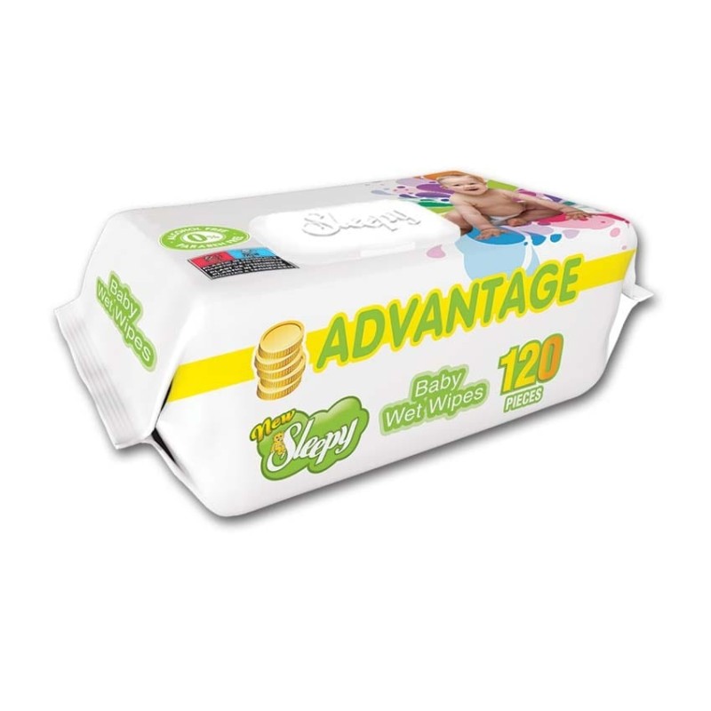 Sleepy Υγρά Μαντηλάκια Μωρού Advantage Pack (120 τεμ.)