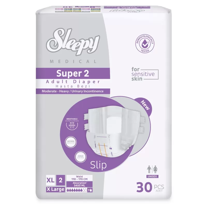 Sleepy Medical Super 2 Πάνες Ενηλίκων Slip XL (30 τμχ)