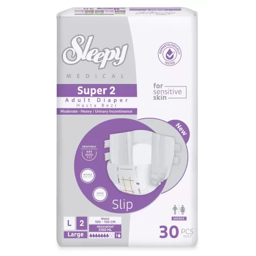 Sleepy Medical Super 2 Πάνες Ενηλίκων Slip Large (30 τμχ)