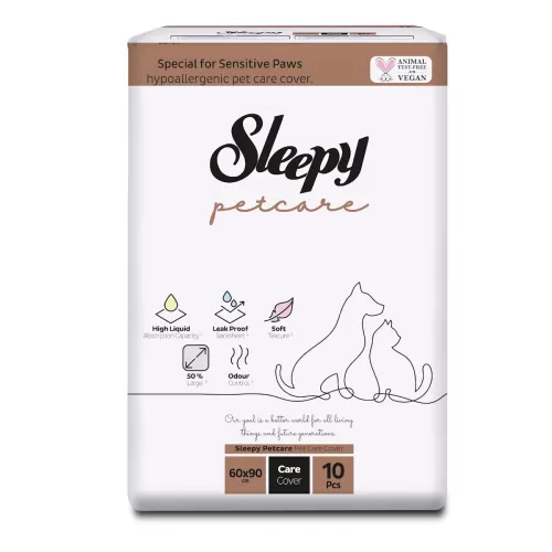 Sleepy Petcare Κάλυμμα Φροντίδας Κατοικιδίων 60x90cm (10 τμχ)