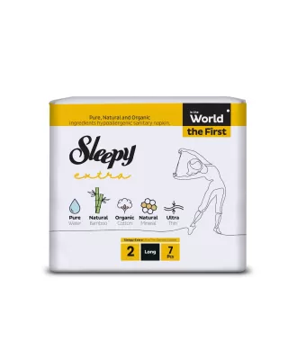 Sleepy Extra Σερβιέτες Ultra Thin Long (7 τμχ)