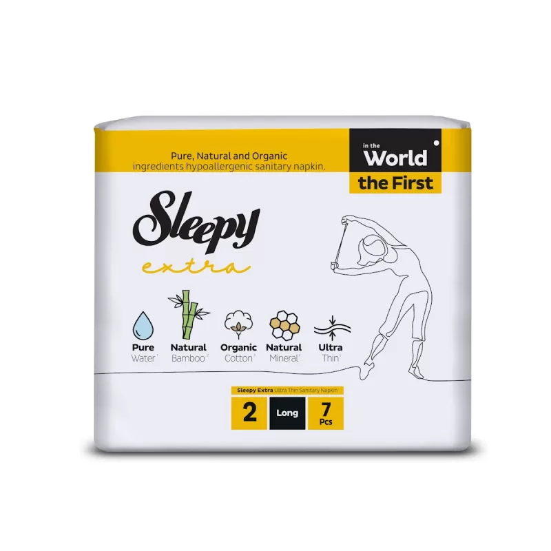 Sleepy Extra Σερβιέτες Ultra Thin Long (7 τμχ)