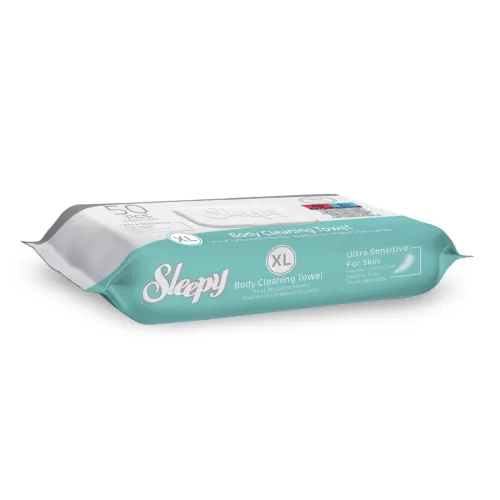 Sleepy XL Μαντηλάκια Καθαρισμού Σώματος (50 τεμ.)