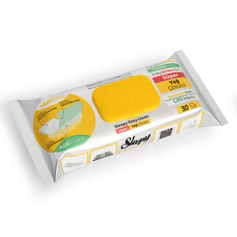 Sleepy Easy Clean – Σούπερ Υγρομάντηλα Απολίπανσης (30 τεμ.)
