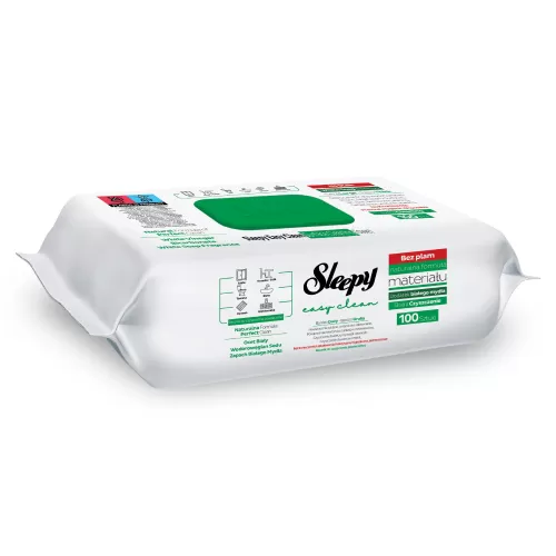 Sleepy Easy Clean – Υγρομάντηλα Επιφανειών με Άρωμα Λευκού Σαπουνιού (100 τεμ.)