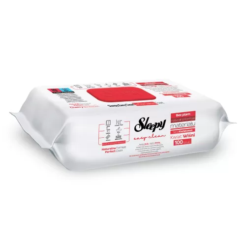 Sleepy Easy Clean – Υγρομάντηλα Καθαρισμού Κεράσι/Άνθος Κερασιάς (100 τεμ.)