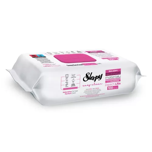 Sleepy Easy Clean – Υγρομάντηλα Καθαρισμού Κρίνος (100 τεμ.)